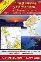 Ibiza (Eivissa) y Formentera para barcos de recreo. Todos los puertos y todos los fondeaderos "Colección completa e cartas de la costa de Ibiza y Formentera"