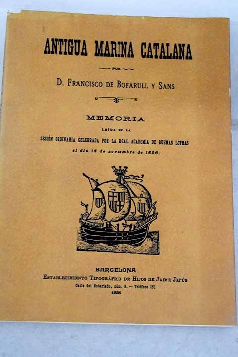Antigua marina catalana (ed. facsimil)
