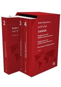 Radio Regulations. DVD including all 4 volumes, in all six official languages of ITU 2020