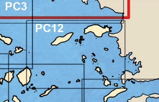 PC12 Northern Dodecanese "1 : 165,000"