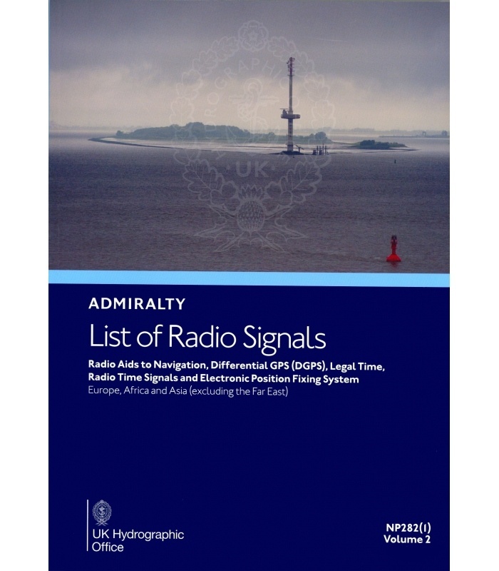 NP282(1): Lista del Almirantazgo de señales de radio: Europa, África y Asia (excluido lej Oriente)