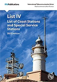 List IV edición 2023 -  List of Coast Stations and Special Service Stations. Edition of 2023