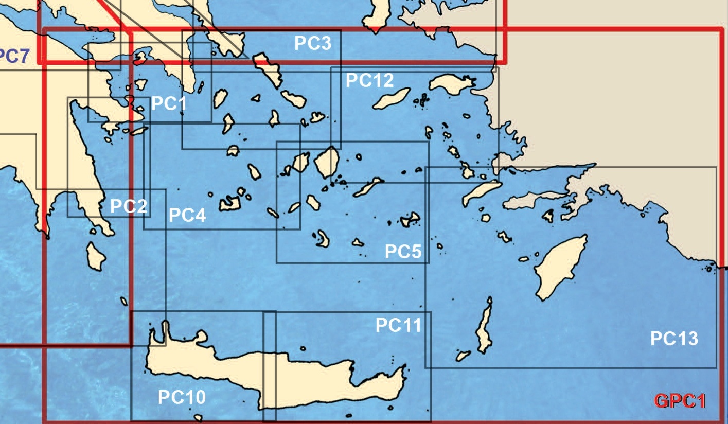 GPC1 Southern Aegean "1 : 553,000"