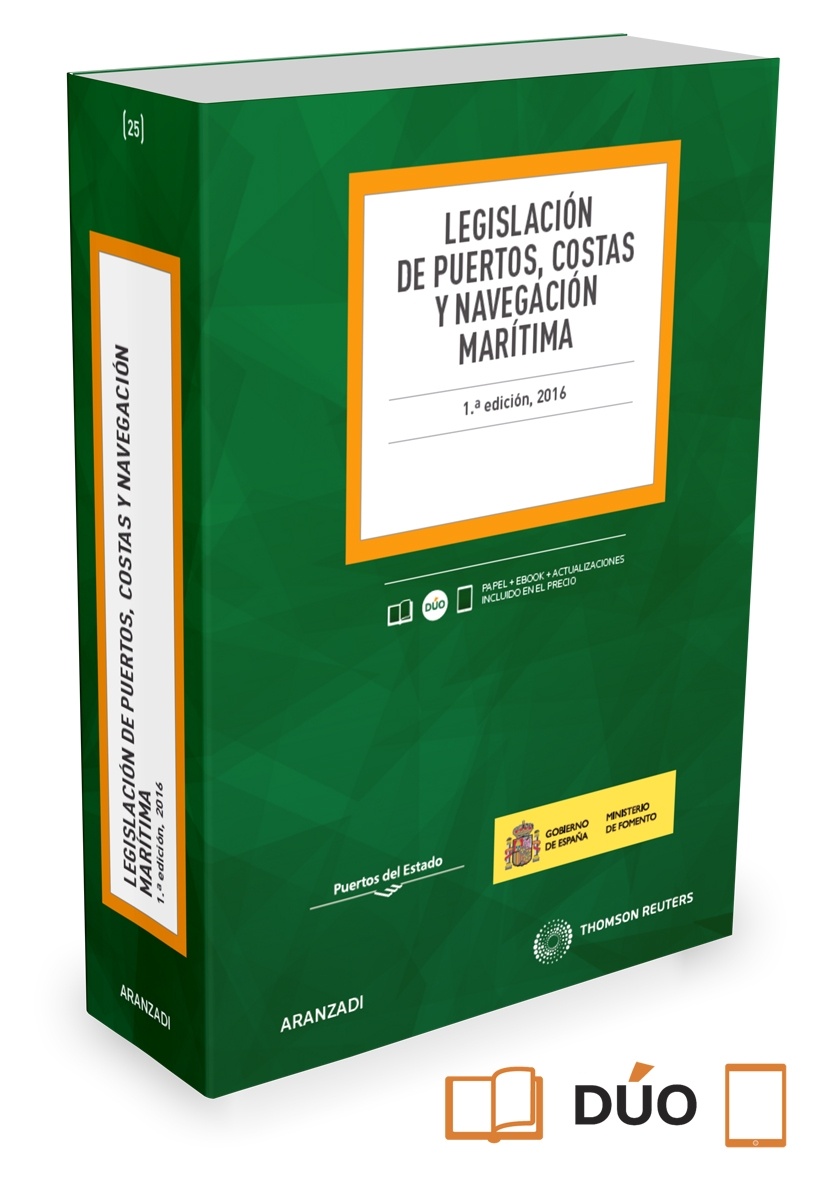 Legislación de puertos, costas y navegación marítima (Papel + e-book)