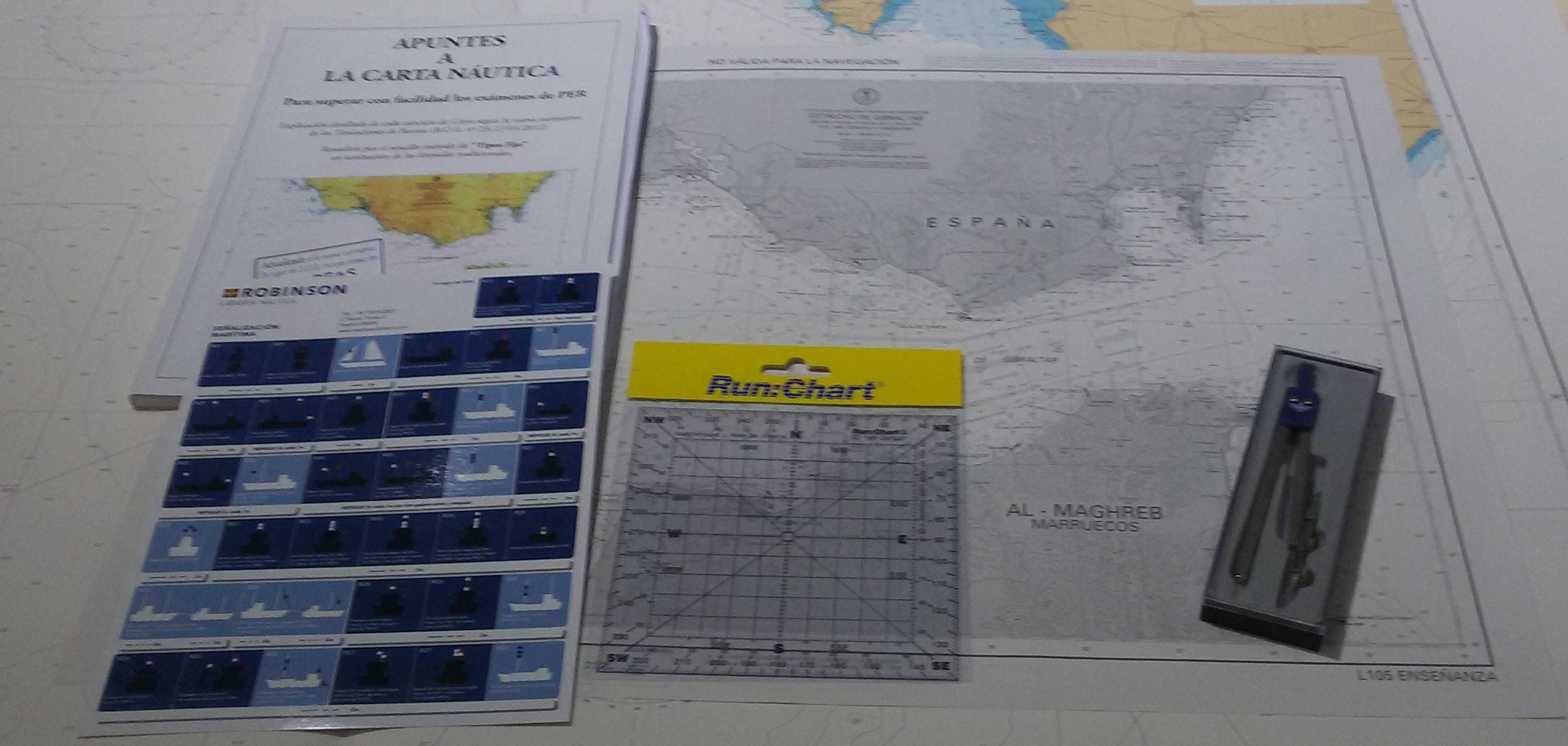 Pack enseñanza de navegación costera "PER. Patrón de Embarcaciones de Recreo."
