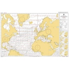 5124-10 North Atlantic Routeing Chart - October