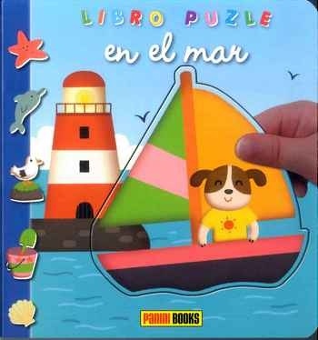 Libro puzle en el mar