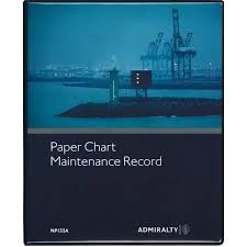 NP133A Paper chart maintenance record