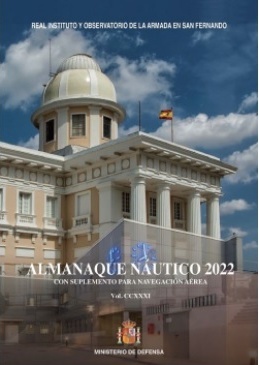 Almanaque náutico 2022 con suplemento para la navegación aérea
