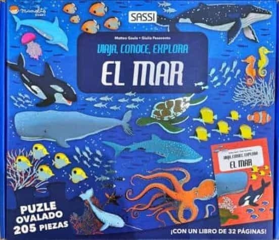 EL MAR. VIAJA, CONOCE, EXPLORA. Puzzle + libro.