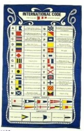 6132 Galley cloth - code flag, paño banderas