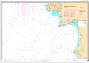 43B Del cabo de Roca al cabo de Sines ". 1:150000. 1:150000"