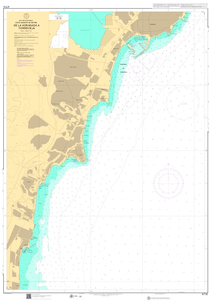 4710 De la Horadada a Torrevieja ". 1:15000. 1:15000"