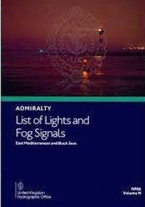 NP86  2021 - ADMIRALTY LIST OF LIGHTS AND FOG SIGNALS: EAST MEDITERRANEAN AND BLACK SEAS (VOLUME N)