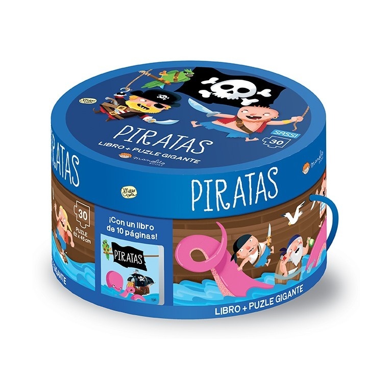 Cajas redondas. Piratas