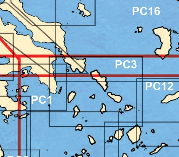 PC3 Northern Cyclades "1:163,000"