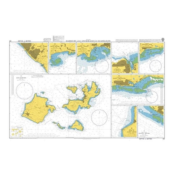 491 HARBOURS AND ANCHORAGES IN GUADELOUPE