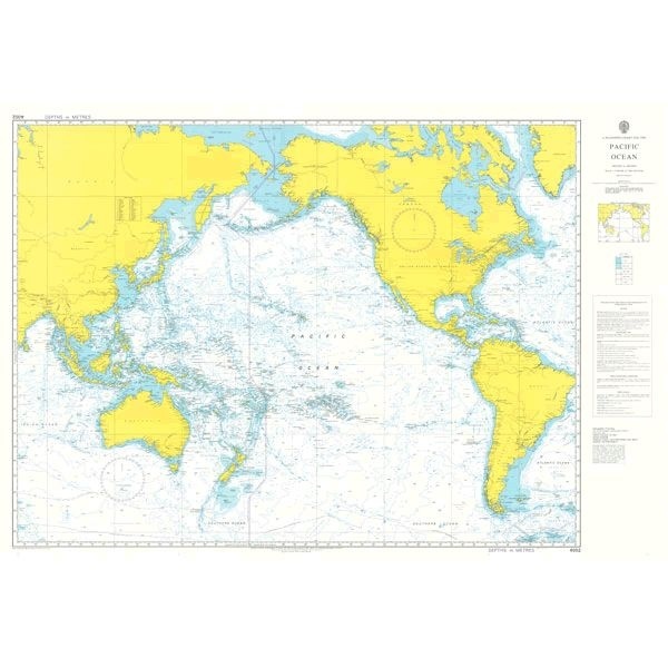 4002 A planning chart for the Pacific Ocean "1:27.000.000"