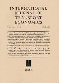 INTERNATIONAL JOURNAL OF TRANSPORT ECONOMICS **ONLINE** "Anno XLVIII/1, 2021"