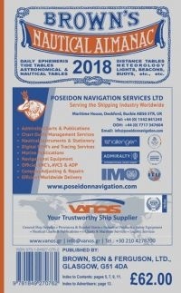 Browns Nautical Almanac 2018