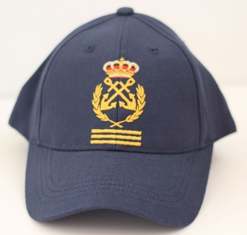 Gorra azul de Capitán de Yate