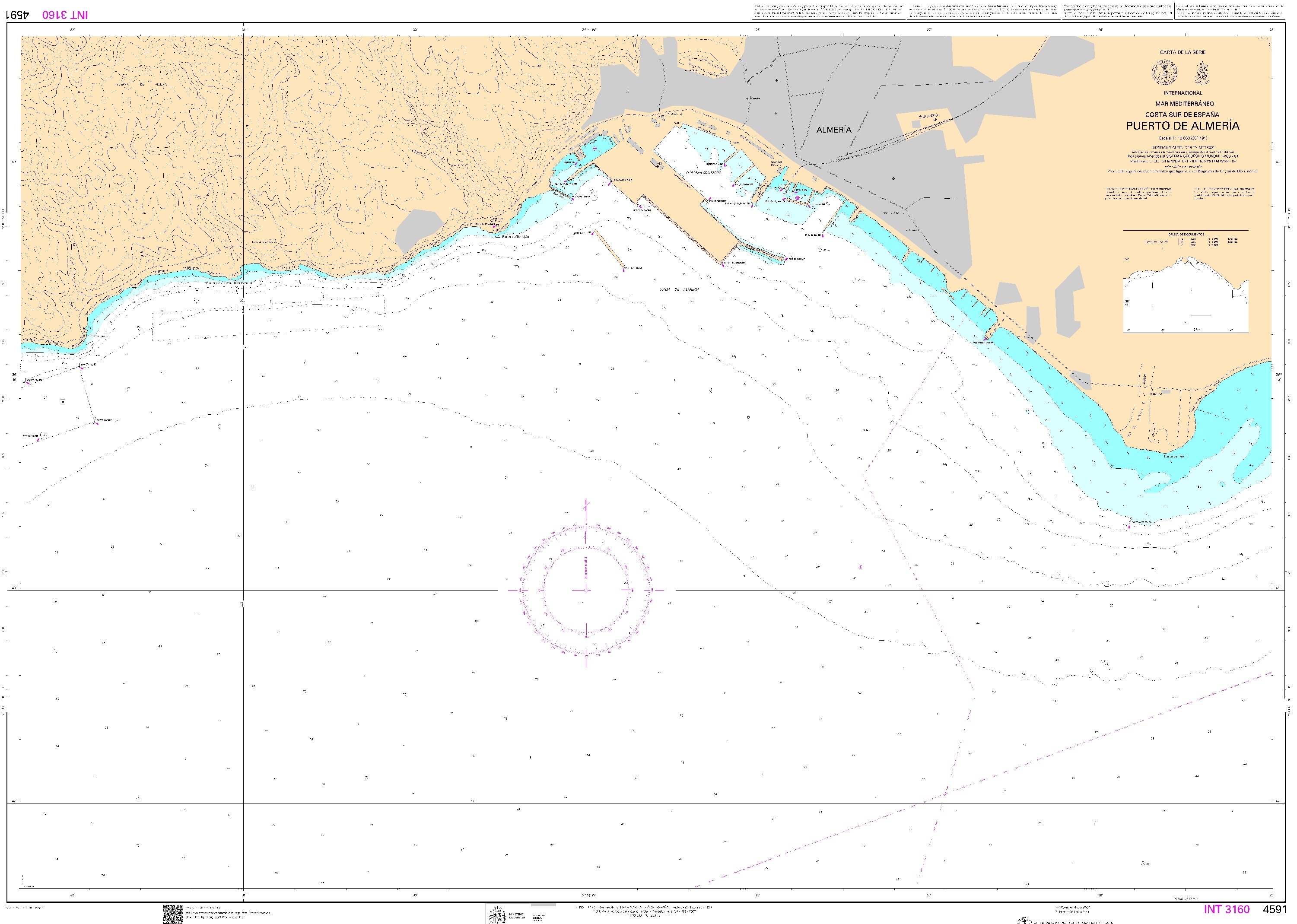 4591 Puerto de Almería "INT 3160. 1:10000. 1:10000"