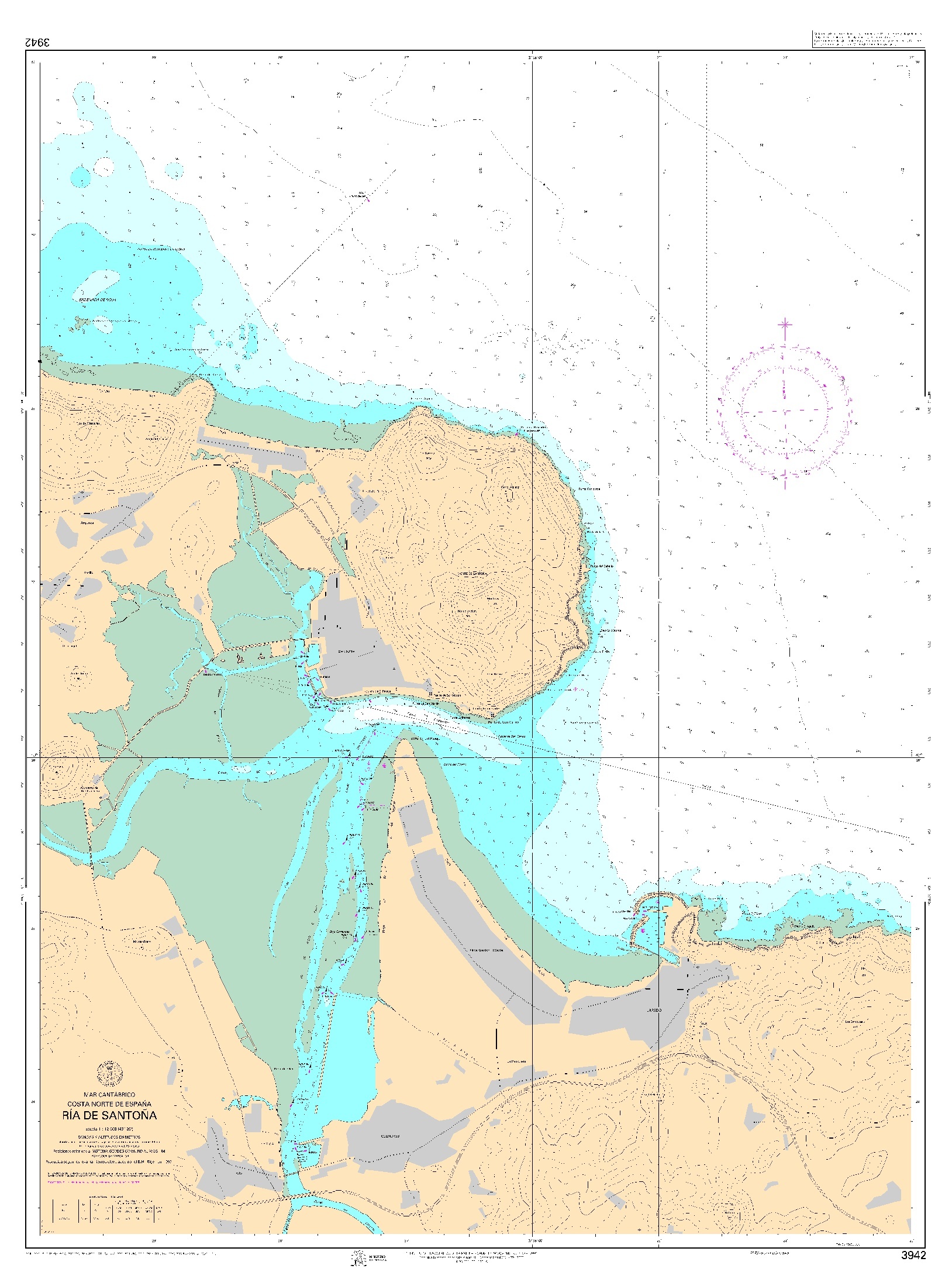 3942 Ría de Santoña ". 1:12500. 1:12500"