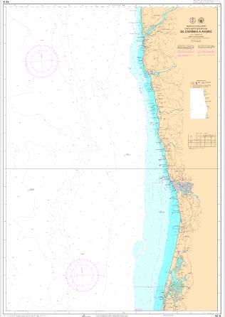 42A De Caminha a Aveiro ". 1:150000. 1:150000"