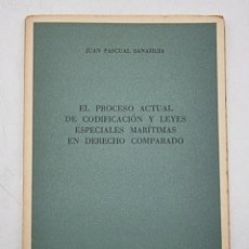 El proceso actual de codificación y leyes especiales marítimas en derecho comparado