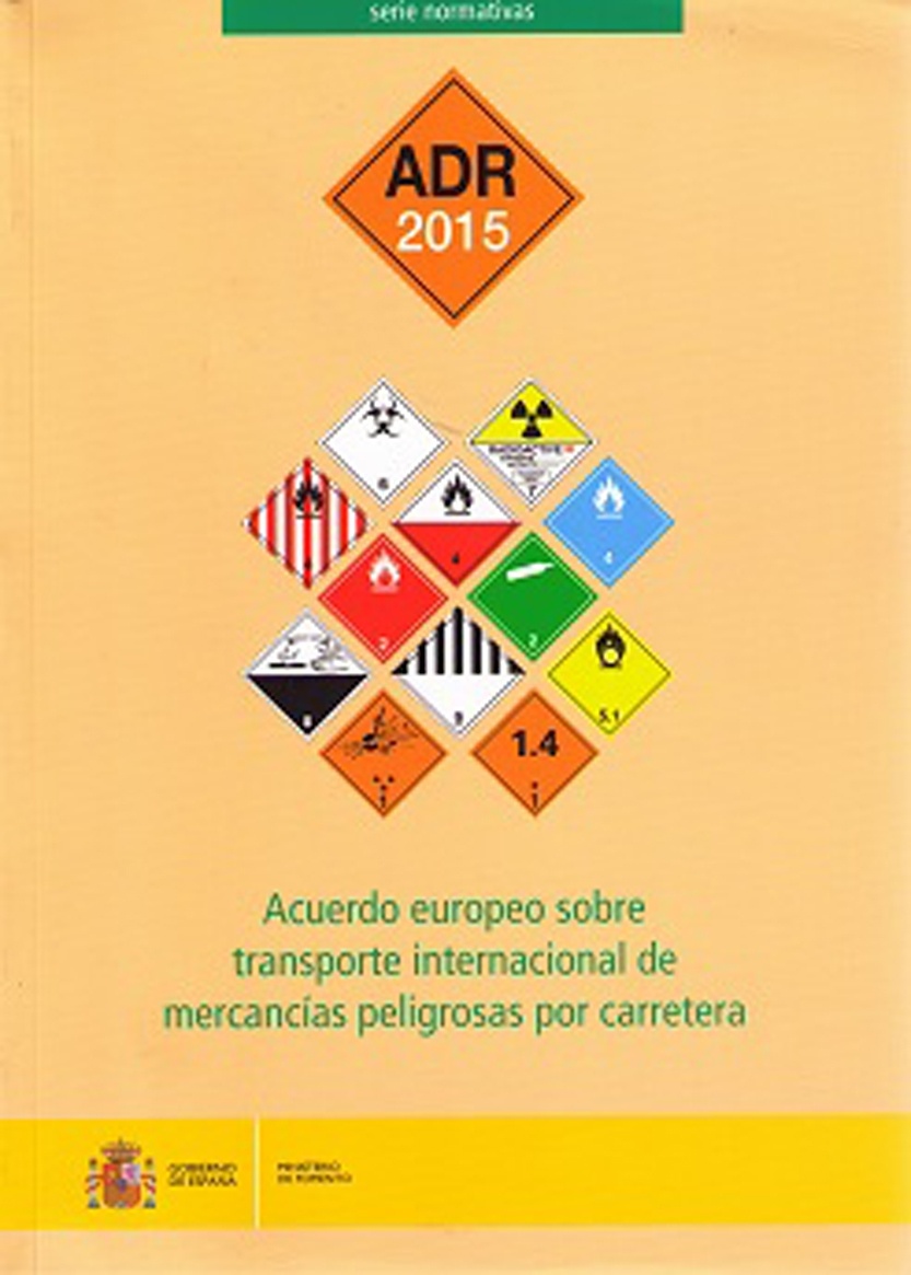 ADR 2015 Acuerdo europeo sobre transporte internacional de mercancías peligrosas por carr