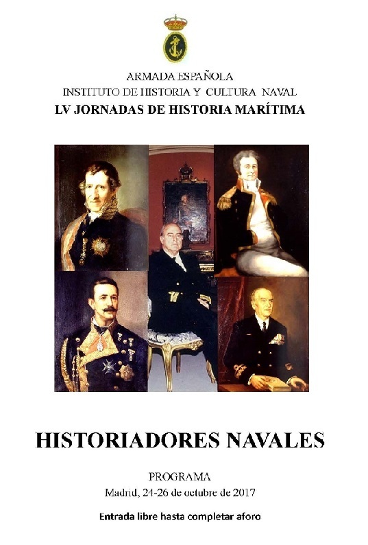 Historiadores navales. LV Jornadas de historia marítima.