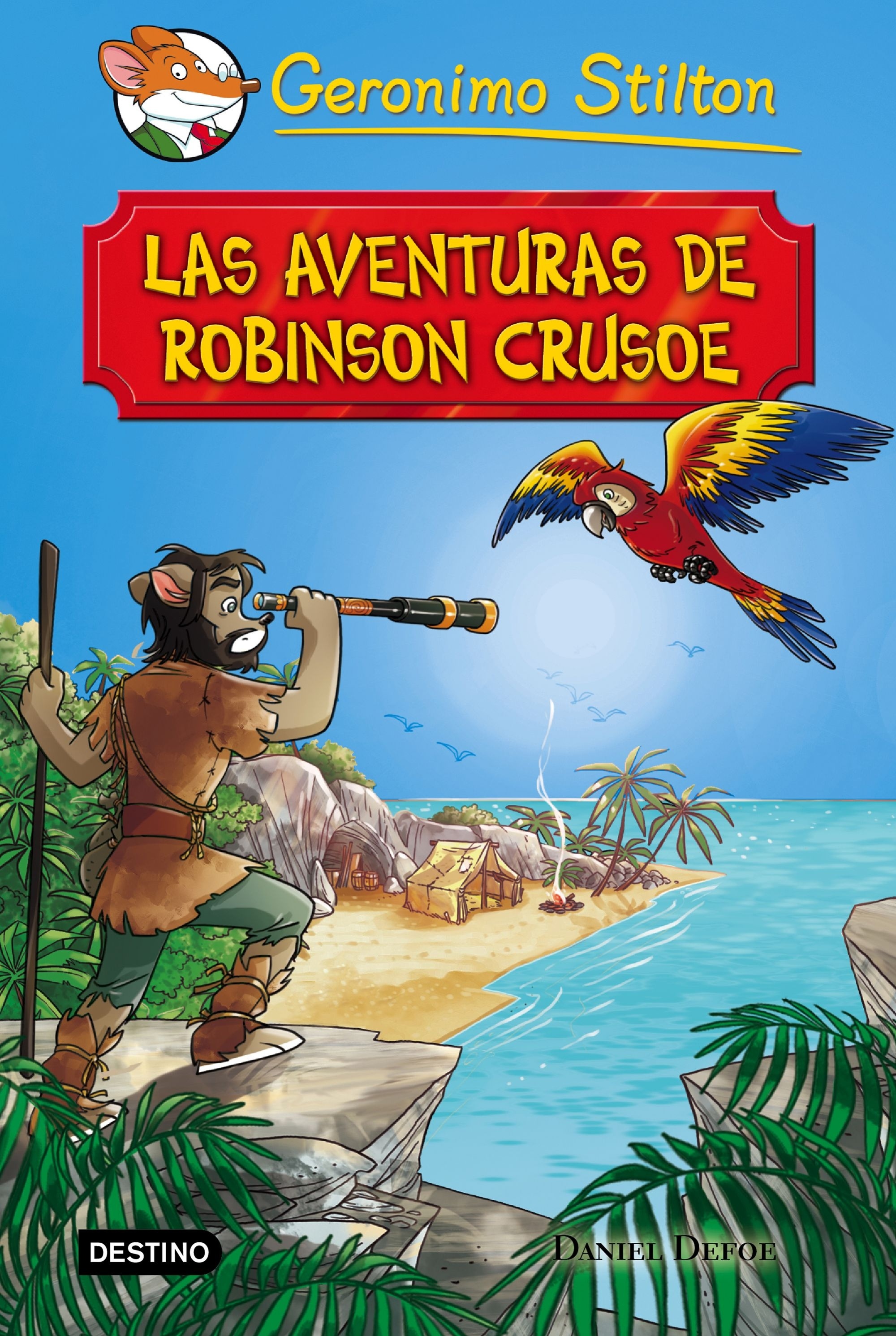 Las aventuras de Robinson Crusoe "Grandes Historias"