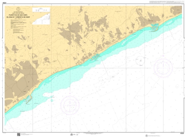 4894 Puertos de Mataró, El Balis y Arenys de Mar "1:12,500"