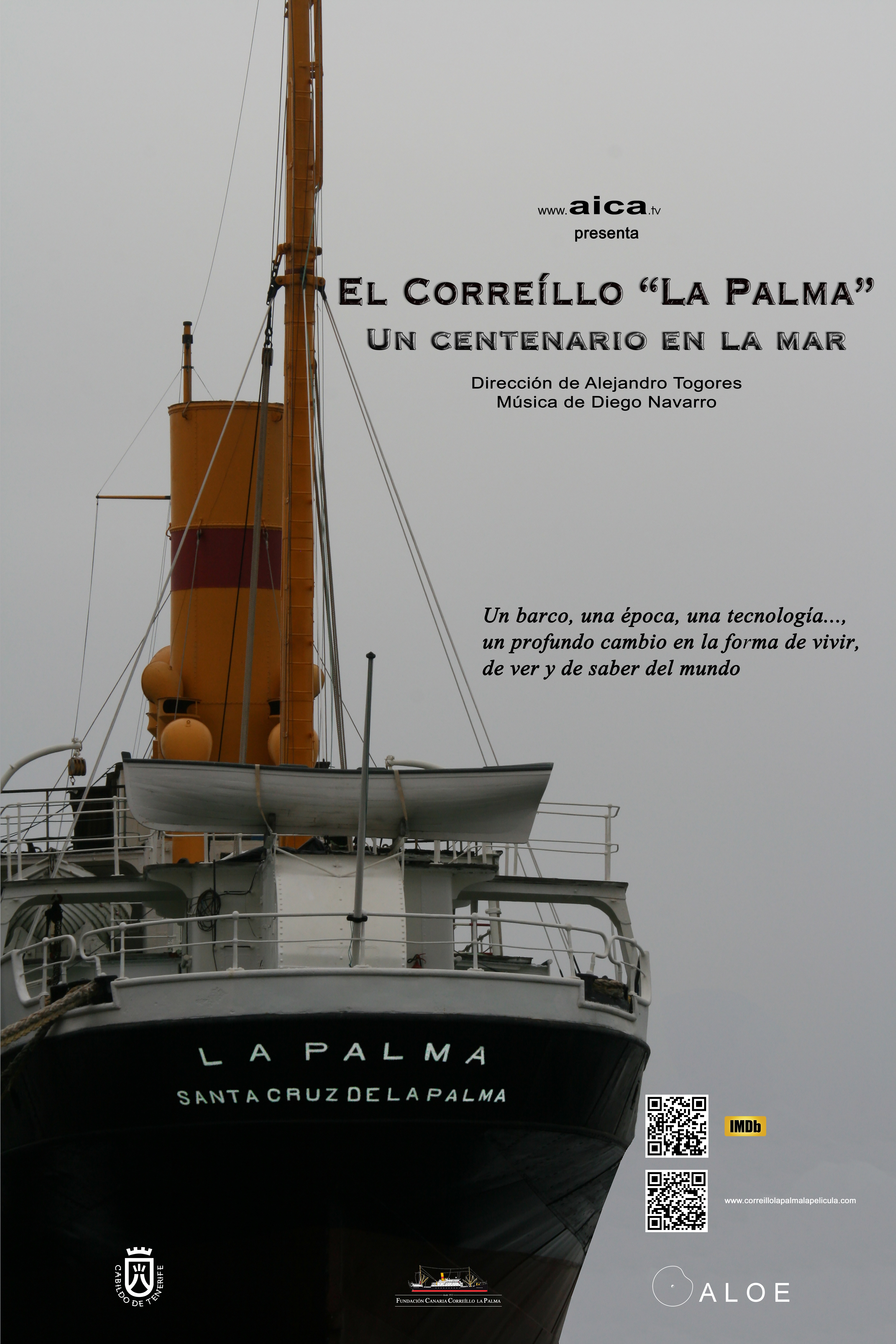 El correíllo La Palma. Un centenario en la mar. Película en DVD