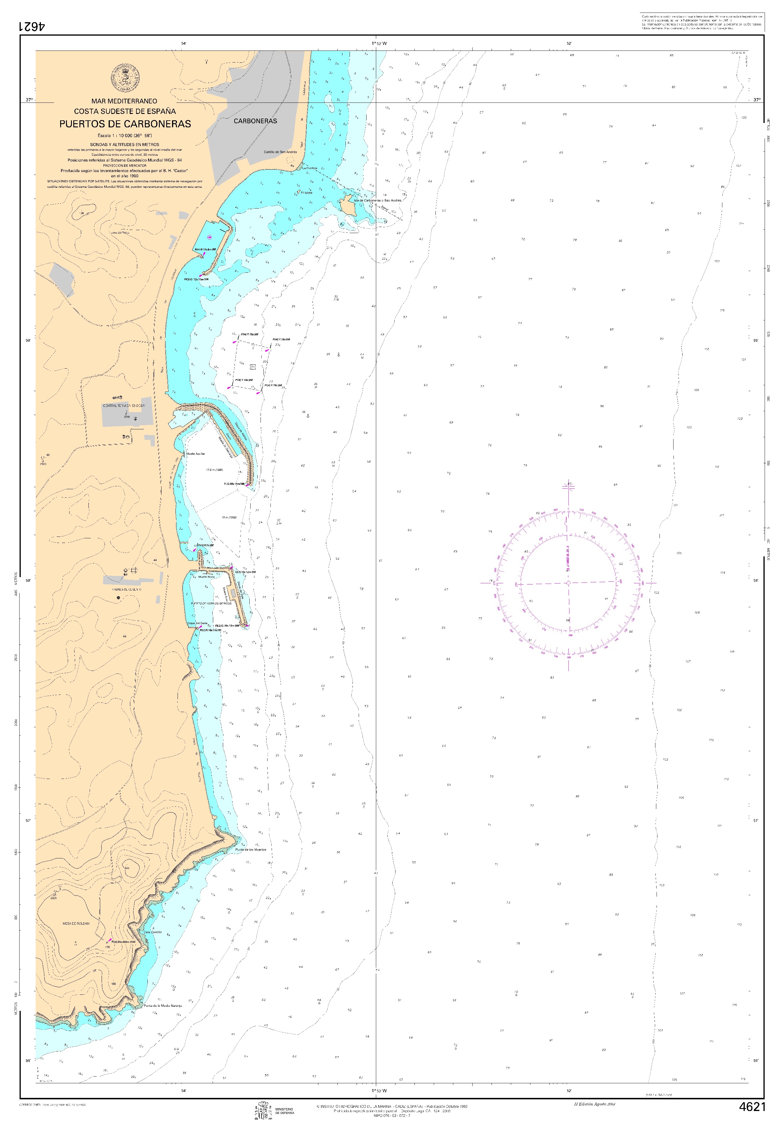 4621 Puertos de Carboneras ". 1:10000. 1:10000"