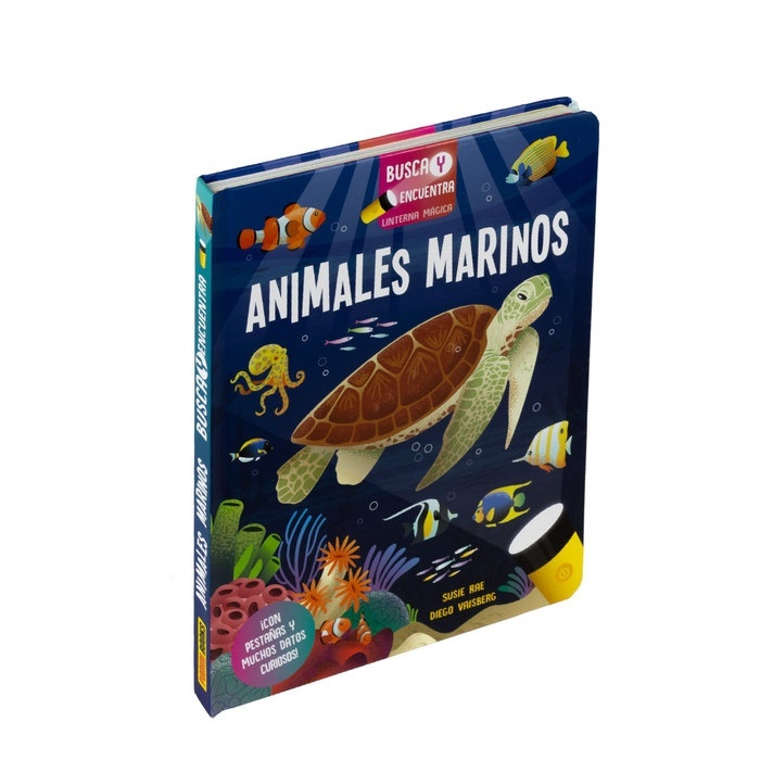 BUSCA Y ENCUENTRA LINTERNA MÁGICA - ANIMALES MARINOS