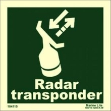 PEGATINA SEÑALIZACION SART ( TRANSPONDEDOR DE RADAR )