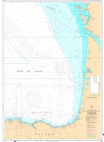 39 De isla de Ré a cabo Mayor "POD. 1:350000. 1:350000"