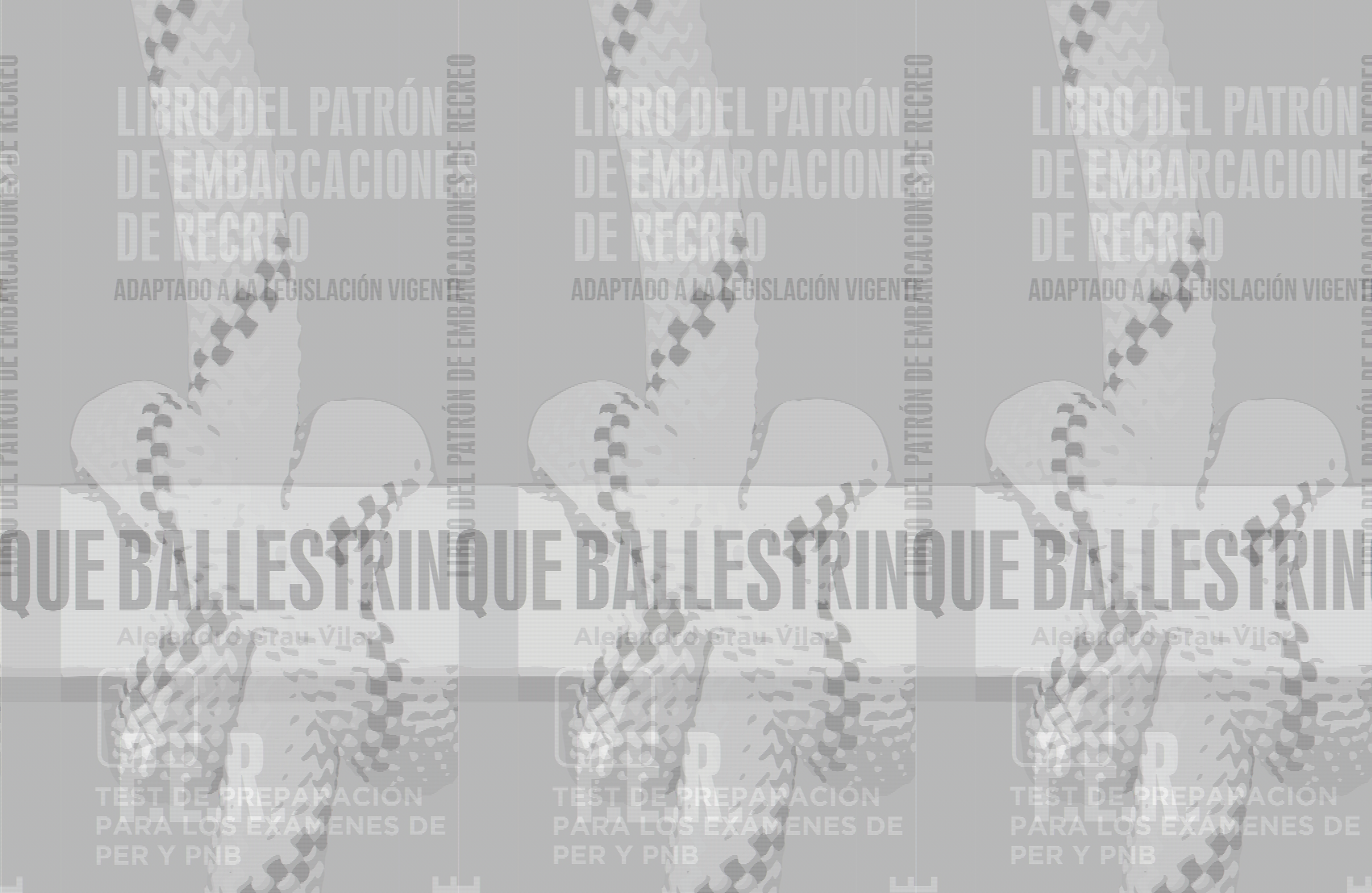 Ballestrinque PER "Libro del Patrón de Embarcaciones de Recreo"