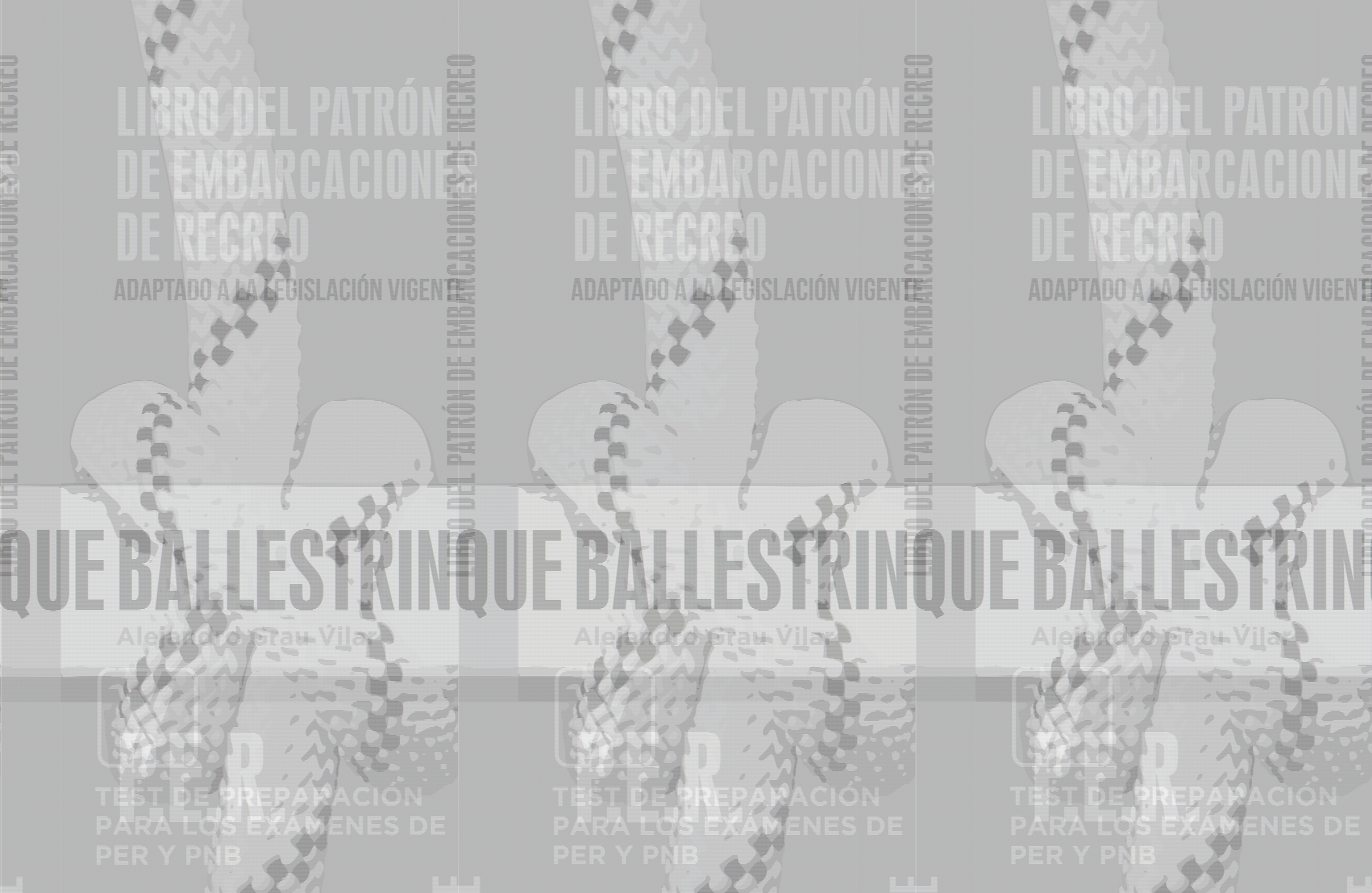 Ballestrinque PER "Libro del Patrón de Embarcaciones de Recreo"