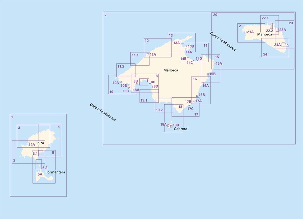 3200 Islas Baleares Chart Atlas