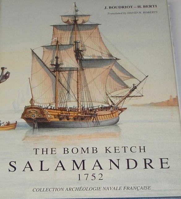 The bomb ketch Salamandre 1752