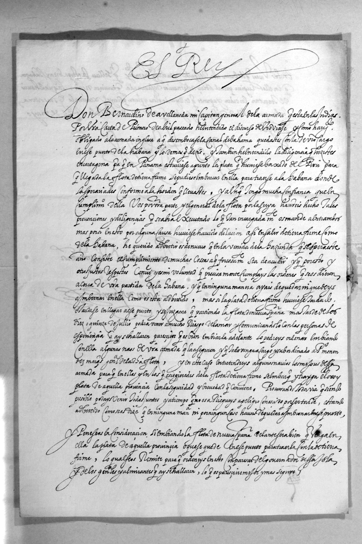 Catálogo de documentos de Bernardino de Avellaneda: en el archivo del Conde de Orgaz (1570-1636)