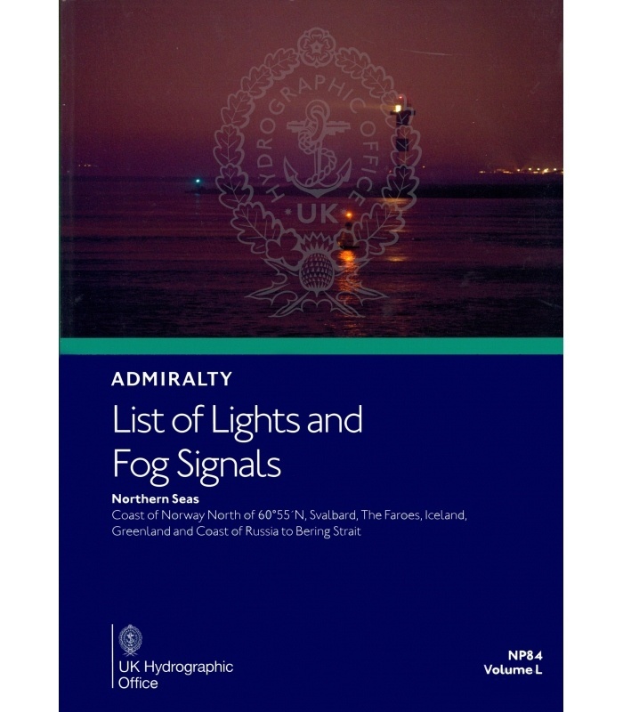 NP84 Vol L Admiralty List of Lights and Fog Signals - Northern Seas