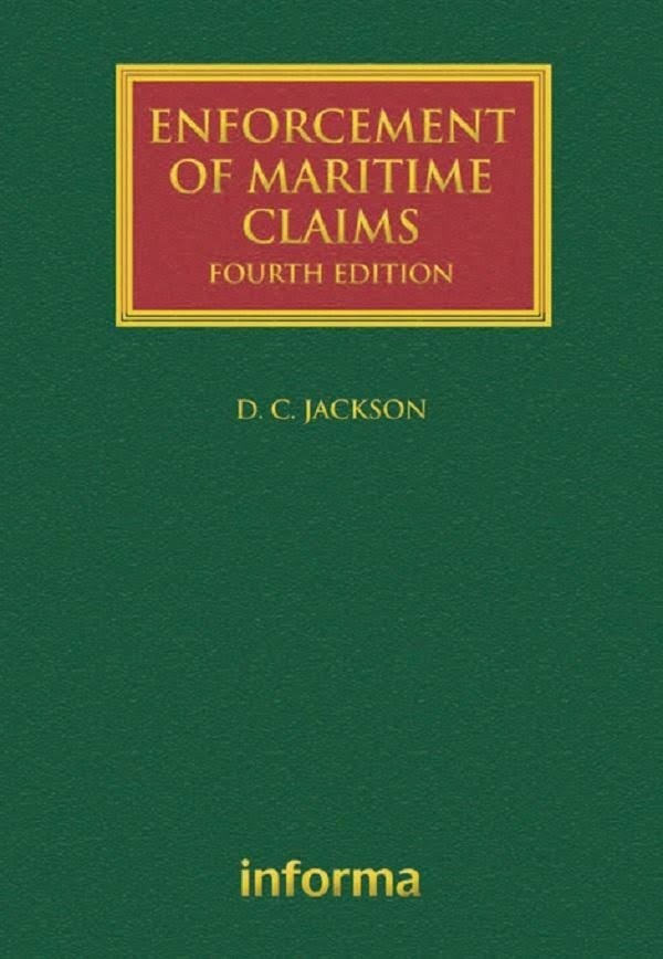 Enforcement of Maritime Claims