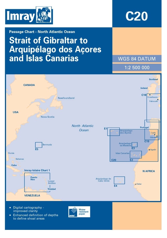 C20 Strait of Gibraltar to Archipélago dos Açores & Islas Canarias