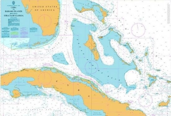 2996 Cuba to Bahama Islands including Straits of Florida