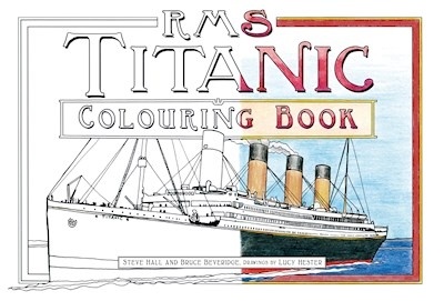 RMS Titanic. Colouring book