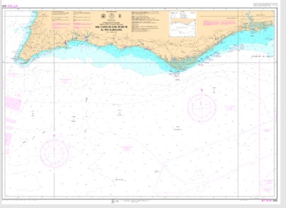 44A Del cabo de San Vicente al rio Guadiana "INT 1818. 1:150000. 1:150000"