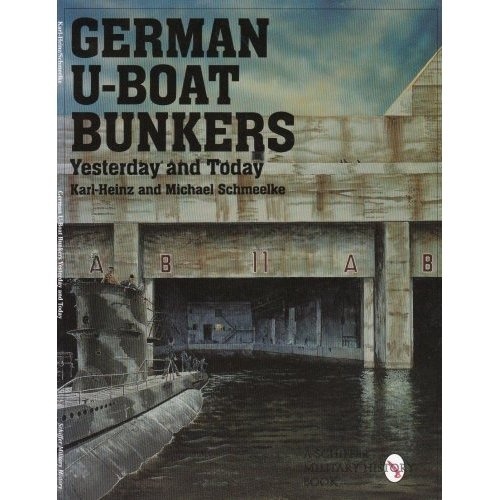 German u-boat bunkers. Yesterday and today